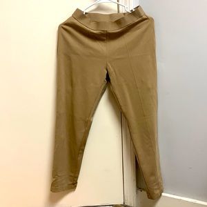 Uniqlo Khaki trousers stretch high rise size M fit to S